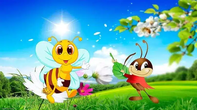 el-grillo-solitario-y-la-abejita-milett